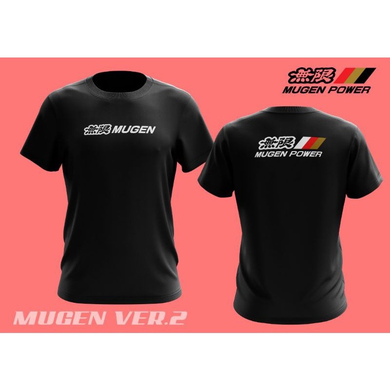 เสื้อยืด Mugen Power / เสื้อไมโครไฟเบอร์ / เสื้อแข่ง