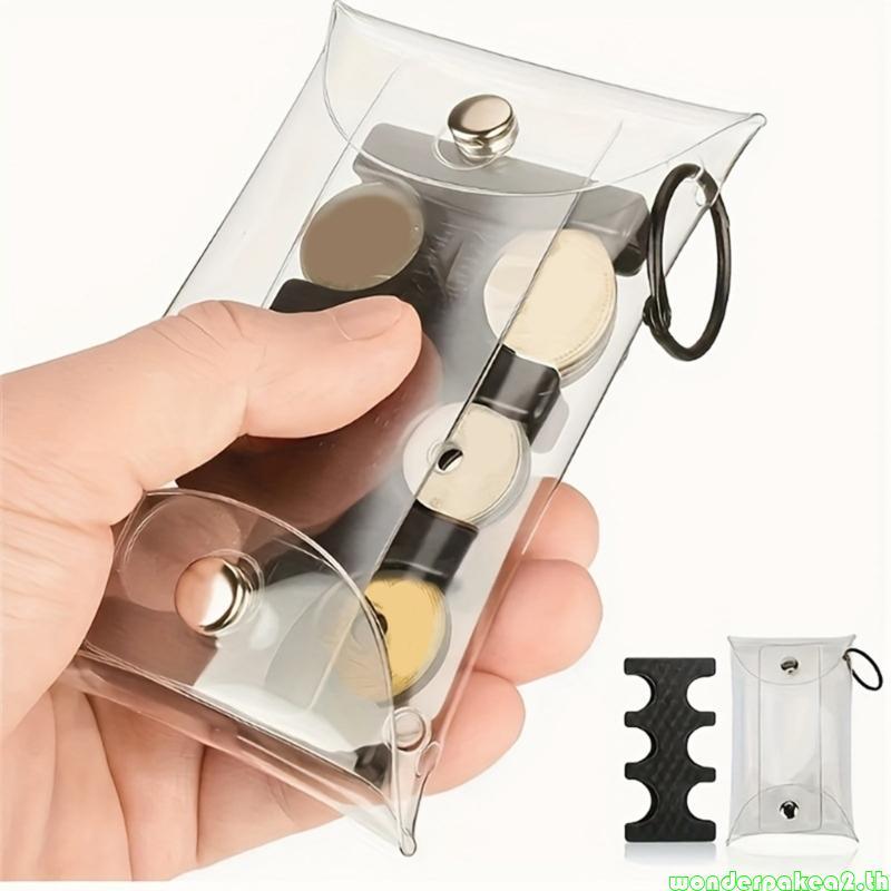 Wonderpake2 Japanese Yen Coin Holder Organizer Multi Position Coin Purse Money Bag Unisex