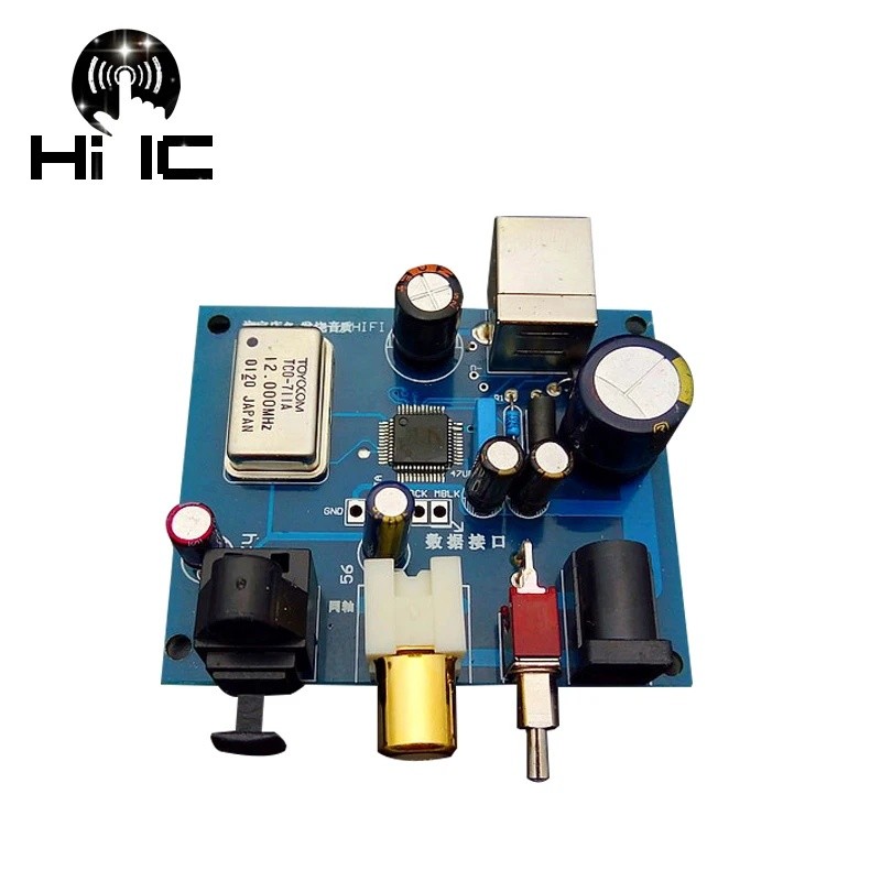 USB 5.1 อินพุต I2S IIS Coaxial Optical สําหรับถอดรหัส DAC เครื่องขยายเสียง CD Y
