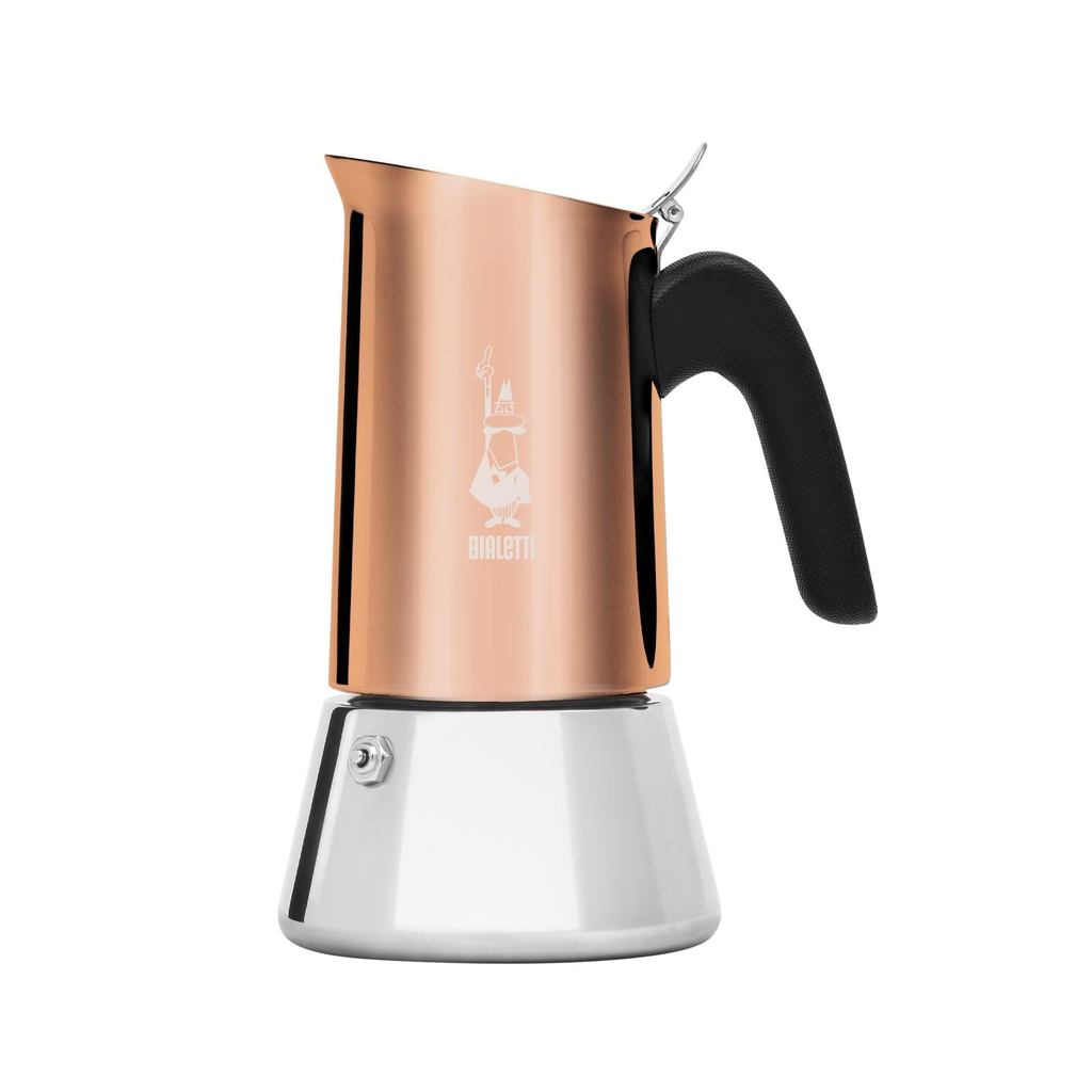 【Direct From Japan】Bialetti Venus Copper 6 Cup Stainless Steel Moka Pot IH Compatible