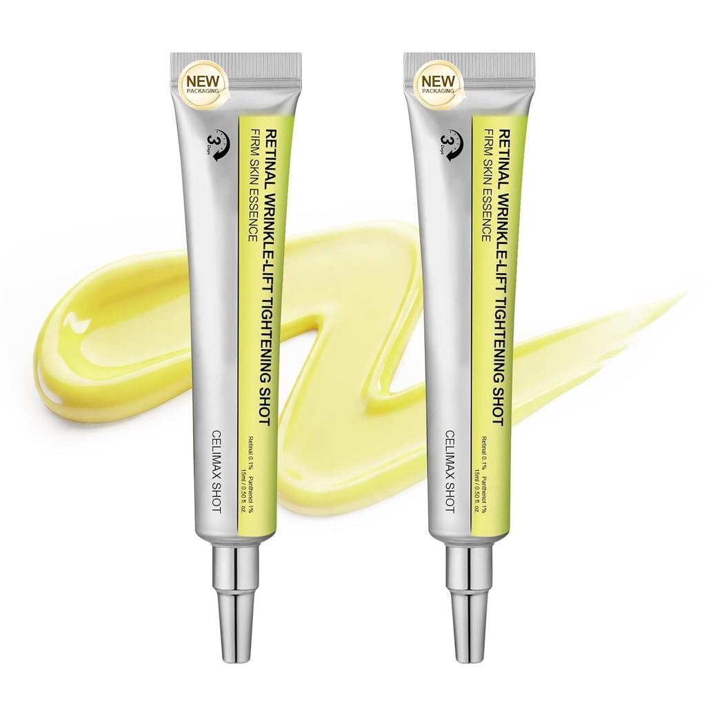 (2 ชิ้น) WHITENING Retinol Tightening Booster สําหรับ CELIMAX SHOT Line, 0.1% Retinal Retinol Essenc