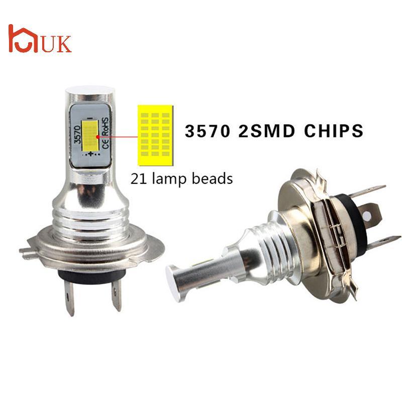 UK h7 Led Canbus ไฟหน้า H7 Led Lo Beam หลอดไฟ 6000K IP 68 CSP 3570 LED TH