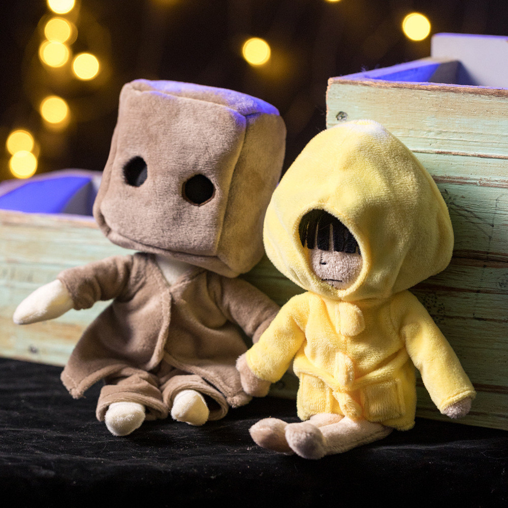 Little Nightmares ของเล่นตุ๊กตาหกโมโนนุ่มตุ๊กตาตุ๊กตาเกมอุปกรณ์ต่อพ่วงของขวัญสําหรับแฟนๆเด็ก
