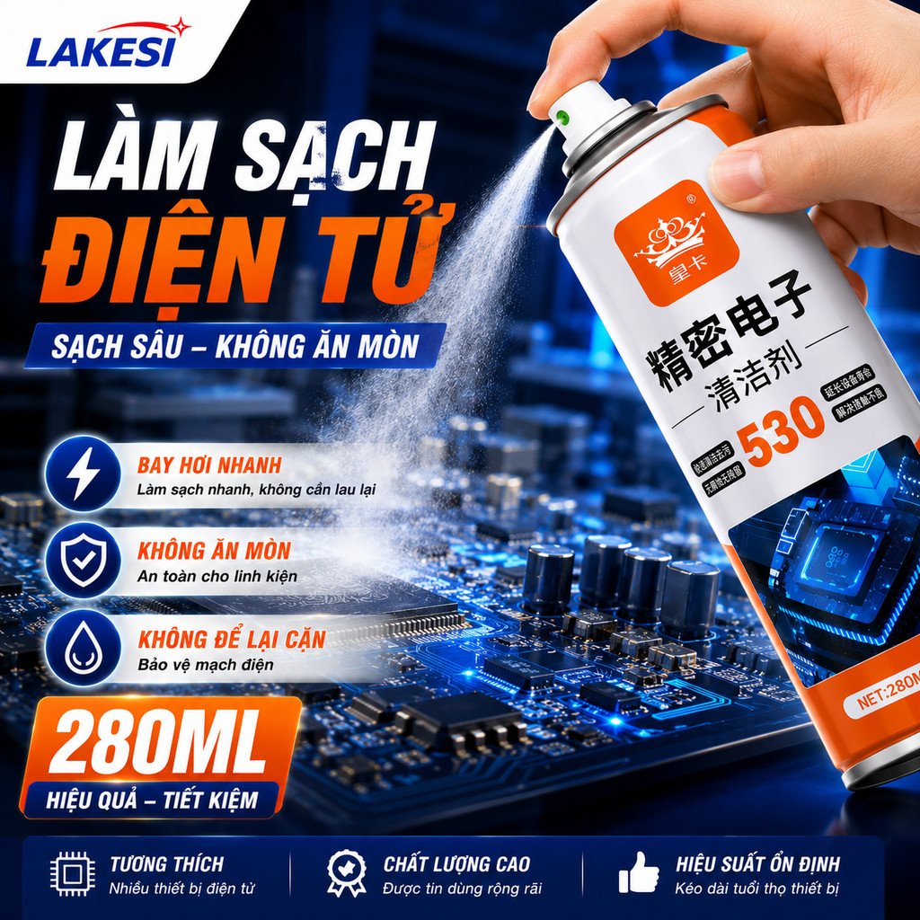 น้ํายาทําความสะอาด พีซีบี 530 สําหรับทําความสะอาดเมนบอร์ดและส่วนประกอบอิเล็กทรอนิกส์สําหรับเทคนิคการ