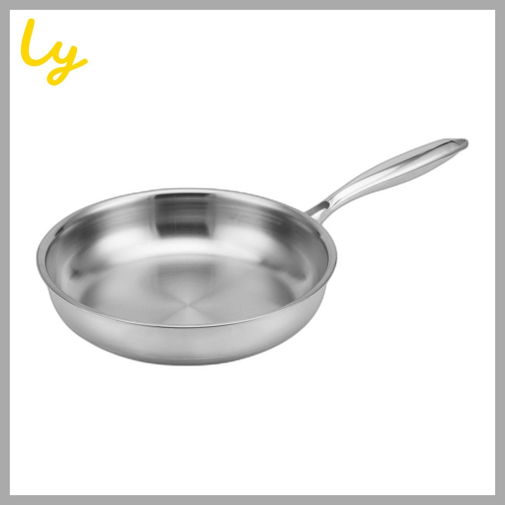 [balunfini] IH Induction Stainless 316 กระทะไม่เคลือบห้าชั้น 28 ซม. 1 ชิ้น / กระทะเกาหลี by ly_in_se