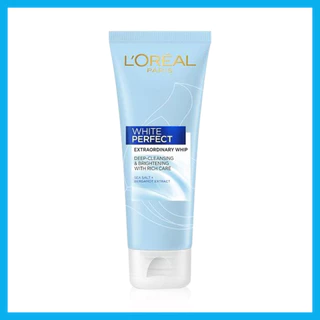 Loreal Paris Aura Perfect Extraordinary Whip 100ml สกินแคร์ คลีนซิ่ง โฟม & เจลล้างหน้า.