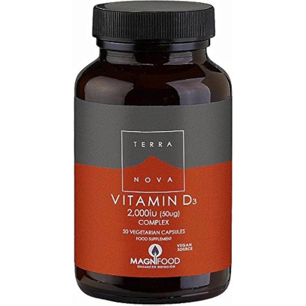 TERRANOVA วิตามิน D3 2000Iu, 100 CT