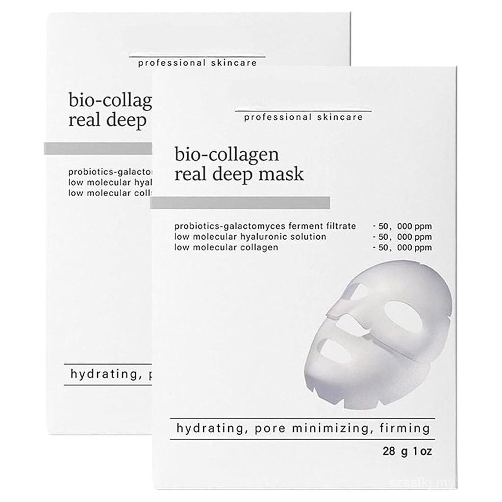 มาส์กคอลลาเจน, Bio-Collagen Real Deep Mask, มาส์กหน้าคอลลาเจนเกาหลี Overnight, Deep Hydration, Elast