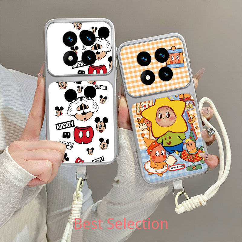 เคส  Redmi NOTE 15 PRO + PLUS 5G การ์ตูนการ์ตูนพิมพ์เคส  TPU ซิลิโคนตกแต่งสร้อยข้อมือ TK