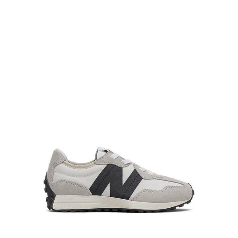 New Balance รุ่น 327 รองเท้าผ้าใบเด็กผู้ชาย - สี Silver Birch และสีดำ
