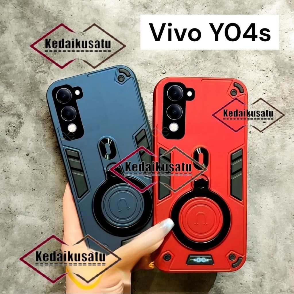 เคส Vivo Y04s Robot Ring Procamera Vivo Y04s