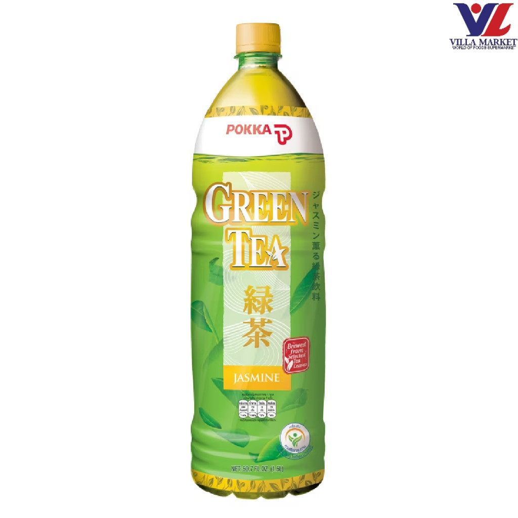 Pokka Green Tea Jasmine 1.5 L. ป๊อกก้า ชาเขียวมะลิ 1.5 ลิตร