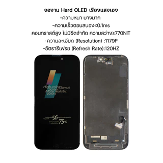 KAIKU หน้าจอ สำหรับ IP i15 Pro 120Hz/1179p LCD Screen Display Touch i15Pro รีเฟรชเรทสูง รับประกัน99วัน