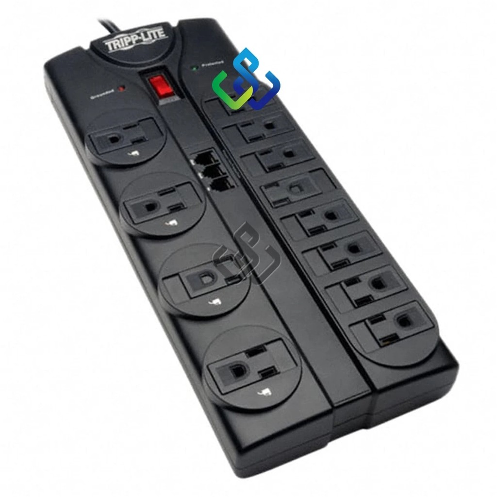 1OME ในสต็อกแบรนด์ต้นฉบับใหม่ SURGE PROTECTOR 12 OUTLET 8FT TLP1208TEL