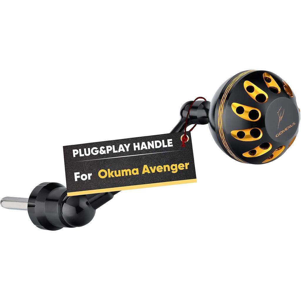 GOMEXUS Power Handle เข้ากันได้กับ Okuma Ceymar Avenger Helios Spinning Reel เปลี่ยนข้อเหวี่ยง