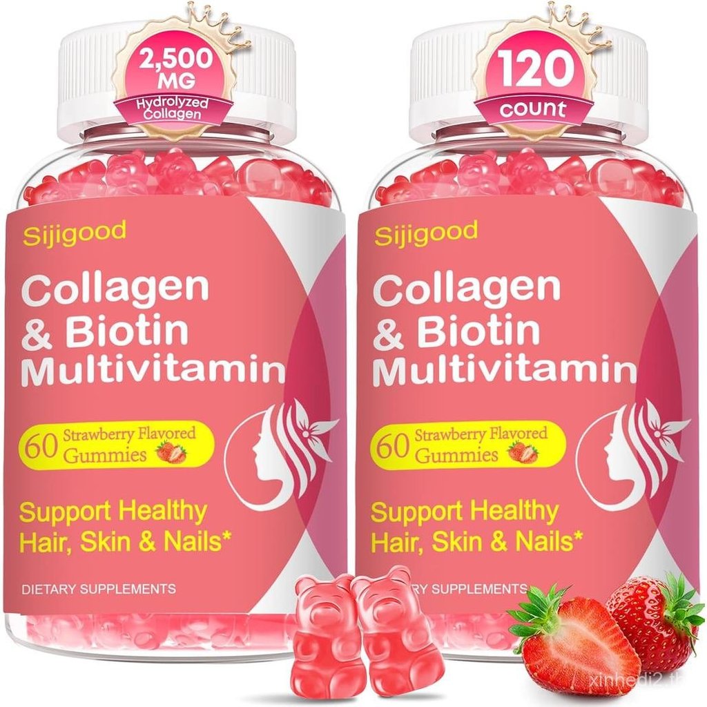 2 แพ็คหลายคอลลาเจนเปปไทด์สําหรับผู้หญิงและผู้ชายน้ําตาล  |  Hydrolyzed Protein Type I II III V X พร้