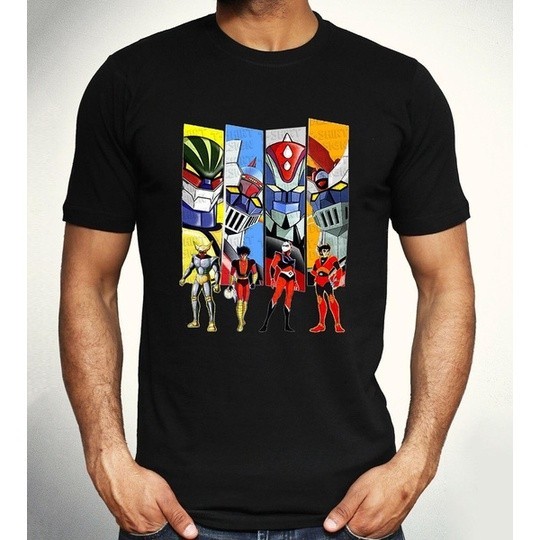 เสื้อยืดแขนสั้นสีขาว Super Robot Wars คิงคอง ธีมเดียวกัน S-5XL พิมพ์ลายอนิเมะ 2D ใส่สบาย พร้อมสต็อก