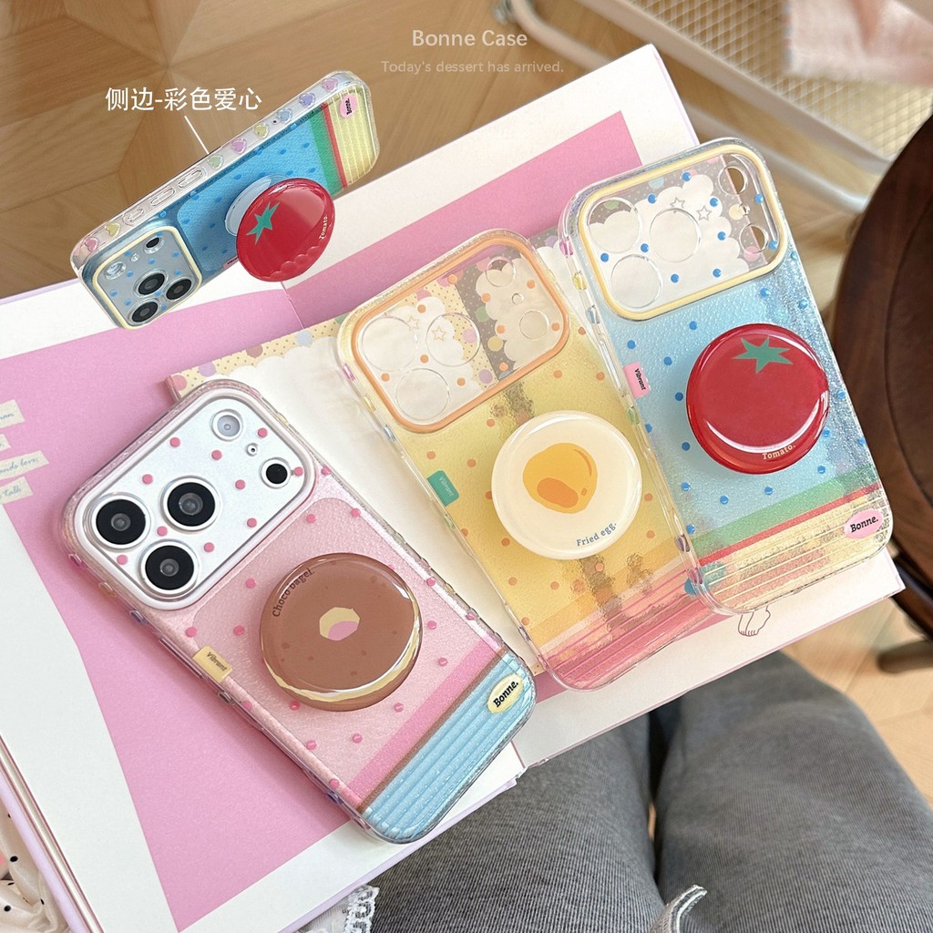 [Sheren] เคสโทรศัพท์ Niche Gourmet Tomato เหมาะสําหรับ i17 16 15 14 13 12 11 pro max เคสไอโฟน