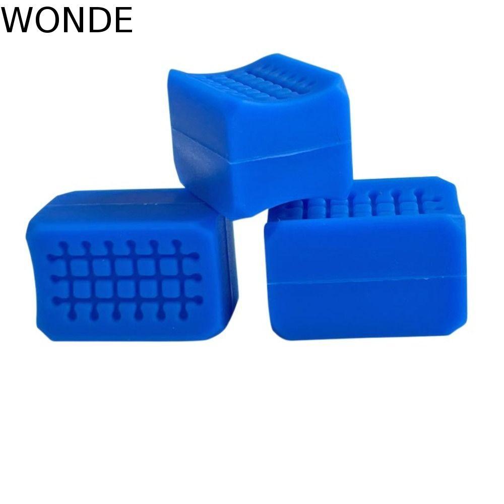WONDE 2PCS Jaw Exerciser, 30/40/50/60Lbs ทนทาน Jawline Trainer, Face Muscle Trainer แบบพกพา Tear Res