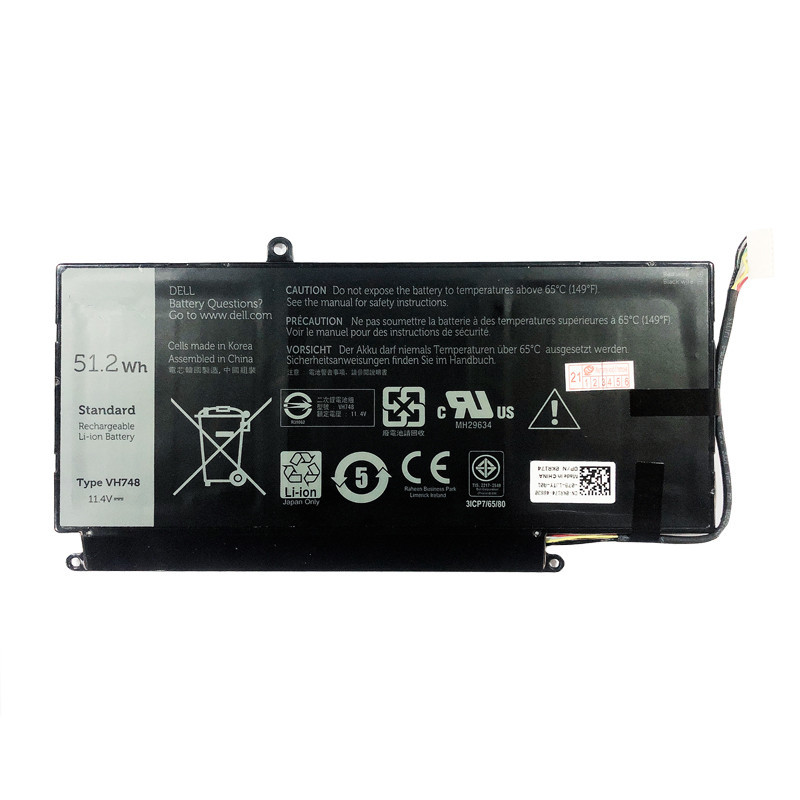 ใหม่สำหรับแบตเตอรี่คอมพิวเตอร์ Dell DELL Vostro 14-5480 14-5480D / R P41G P34F