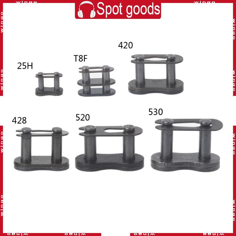 WIN โซ่รถจักรยานยนต์ Master Buckle Ring Link 25H T8F 420 428 520 530 Connector