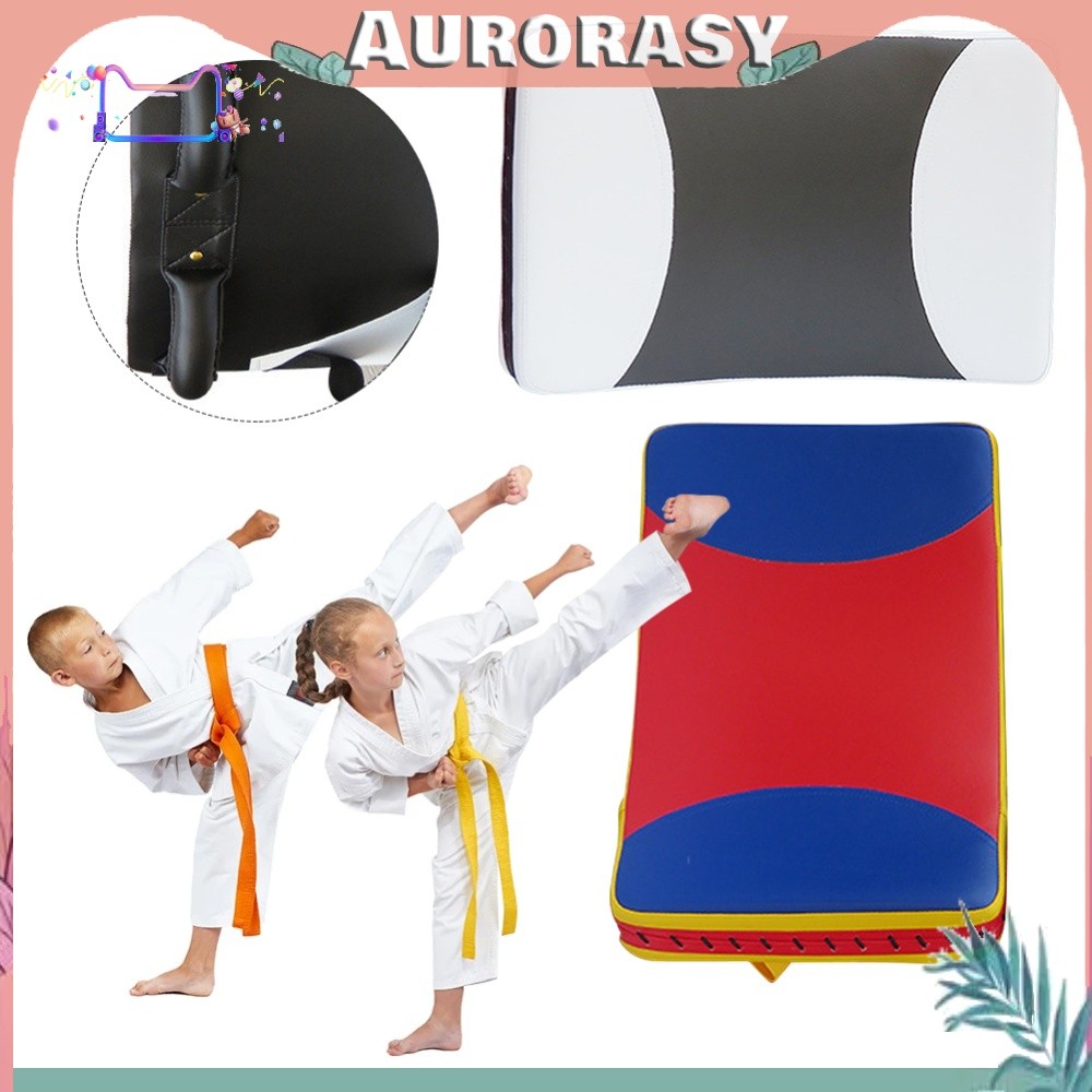 [AURORASY]Boxing Punch Pad PU Kick Punch Shield Pad Taekwondo Kick Pad สําหรับการฝึกชกมวย