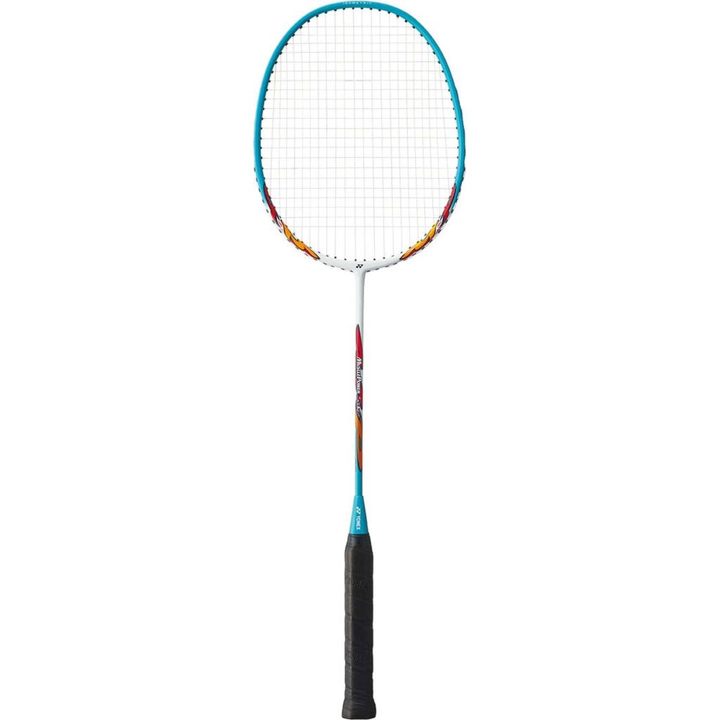 YONEX Muscle Power 5LT Badminton Racket MP5LTG, Pre-Strung, White/Turquoise (682), 2U G5