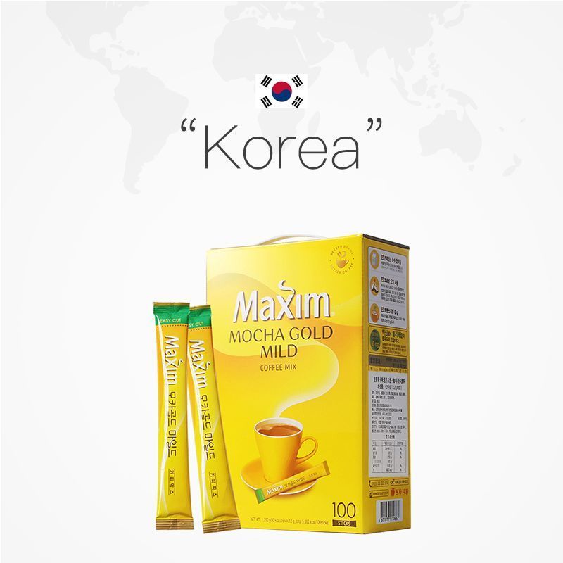 Maxim Maxim Freeze-Dried Powder กาแฟเกาหลีสําเร็จรูปสามในหนึ่งเดียว สดชื่นนําเข้าจากเกาหลี ของแท้ 8-