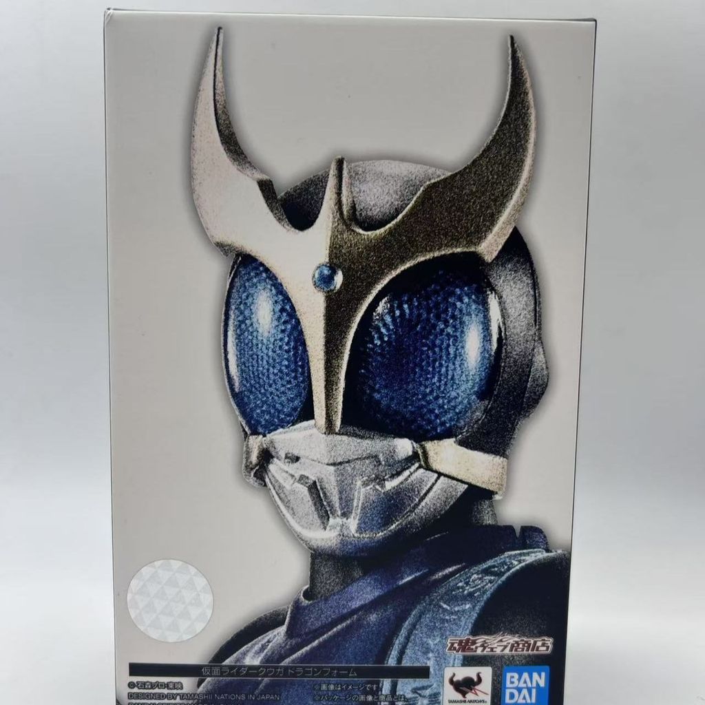 [ลดราคาพร้อมสต็อก] SHF Kamen Rider kuuga kuuga kuuga Qinglong Form แกะสลักกระดูกจริง-สินค้าของแท้