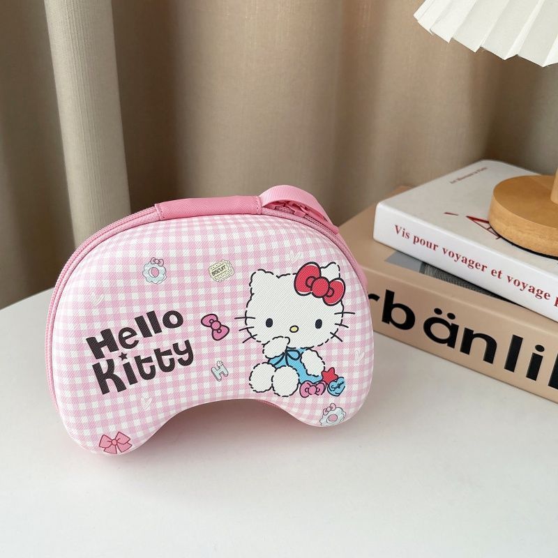 น่ารัก Hello Kitty แบบพกพาสําหรับ Xbox One 360/PS5/PS4/Switch Pro Controller Gamepad ป้องกันกระเป๋า 