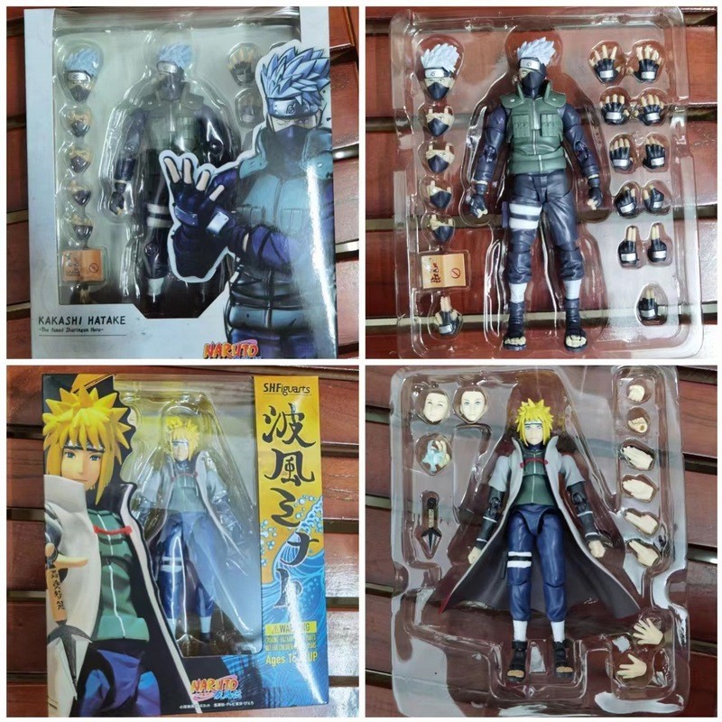 SHF Naruto Hatake Kakashi Uchiha พร้อม Tubo Feng Shuimen Movable Joint Boxed Figure I
