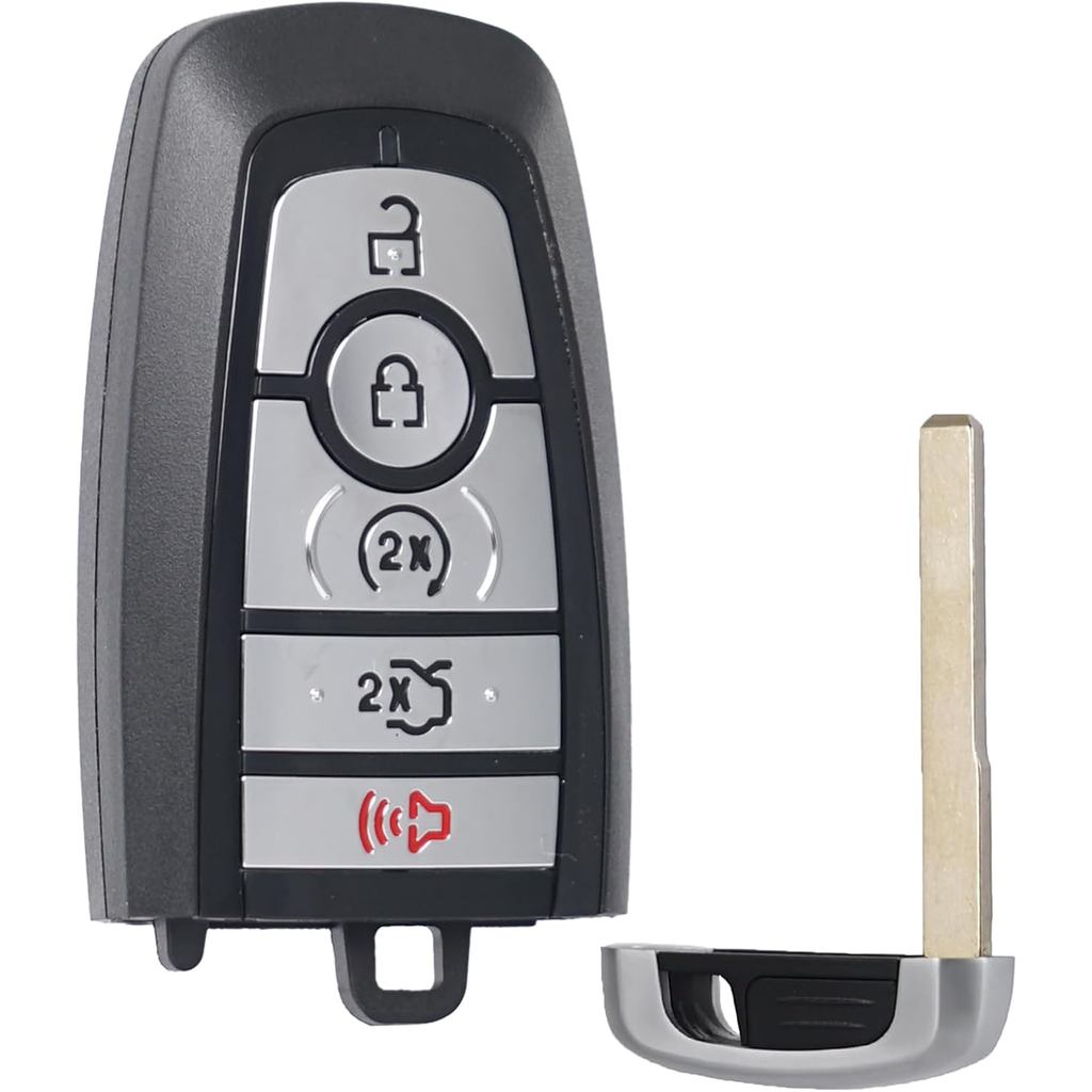 SUPALAND 5Buttons Key Fob เปลี่ยนสําหรับ Ford Fusion 2017-2021 Mustang 2018-2022 Mustang Cobra 2019-