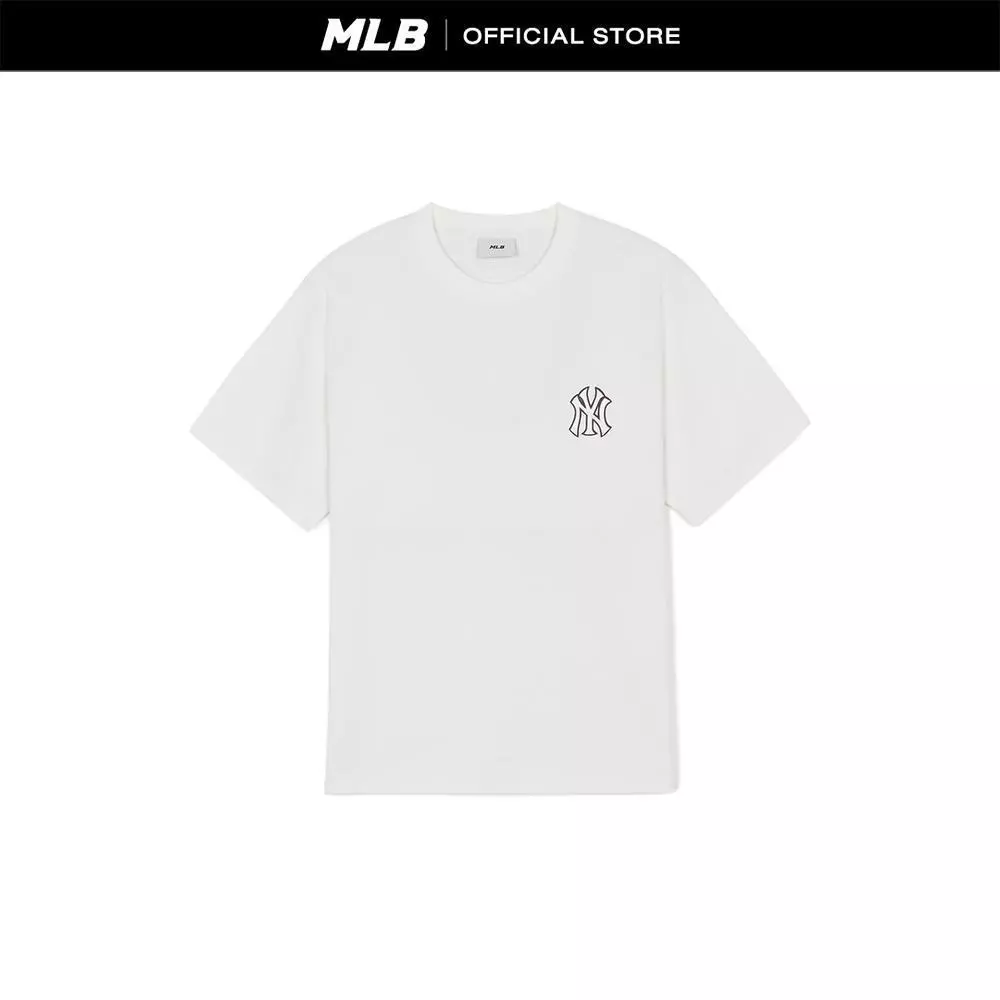 MLB เสื้อยืด ยูนิเซ็กซ์ New Year Horse Back Graphic T-Shirts รุ่น 3ATSQ0161 50IVS สีขาวงาช้าง
