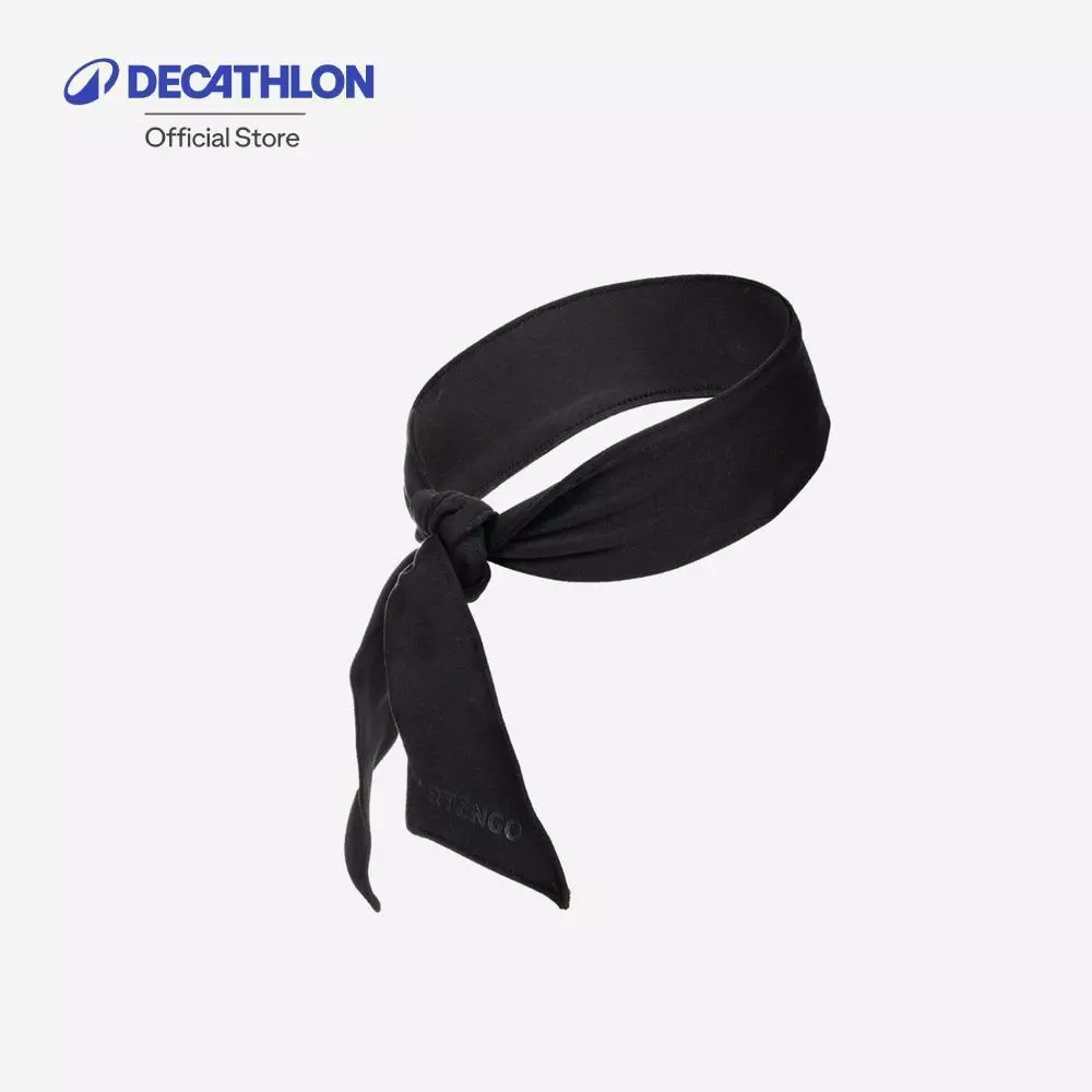 Decathlon Sports Bandana ผ้าโพกศีรษะสำหรับเล่นเทนนิส - Black