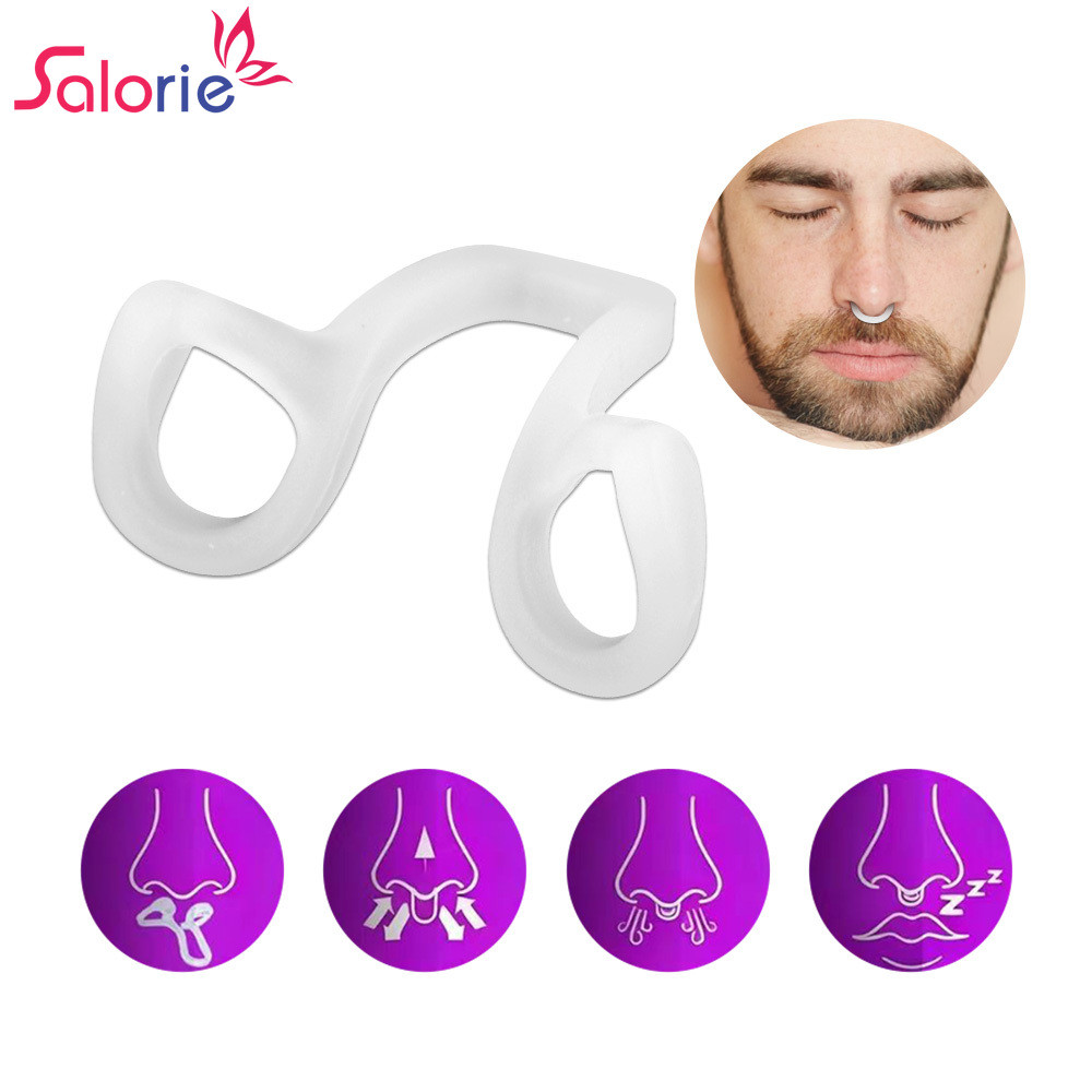 Salorie Nasal Dilators สําหรับ Sleep Anti Snoring Clip แถบจมูกทางเลือกปรับปรุง Sleeping Nose Clip Un