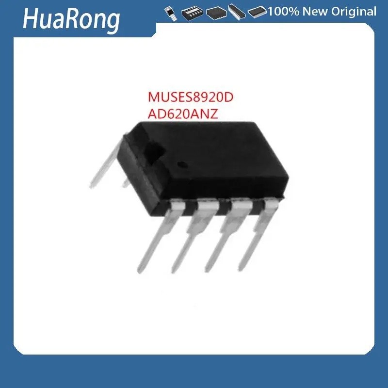 5 ชิ้น/批 MUSES 8920 MUSES8920 MUSS8920D AD620 AD620AN AD620ANZ DIP8