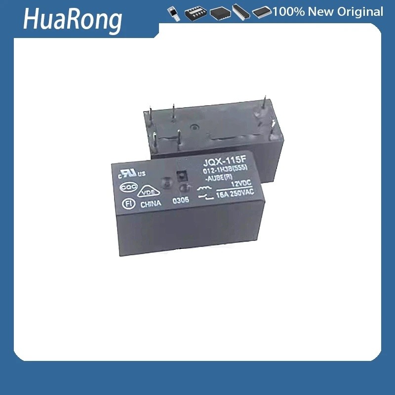 5 ชิ้น/แบทช์ JQX-115F 012-1H3B 12VDC JQX-115F-012-1H3B PIN6