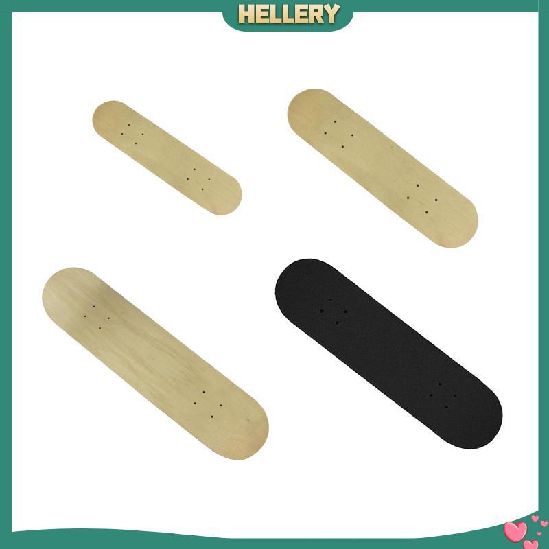 [HelleryTH] Blank Skateboard Deck Home Decor Beginners Skateboard Maple Deck for Cruising