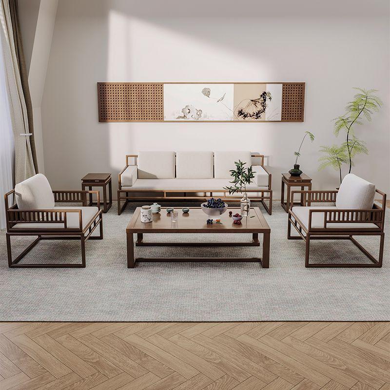 Sofa, coffee table, tea table, living room sofa, solid wood sofa, solid wood living room sofa and te
