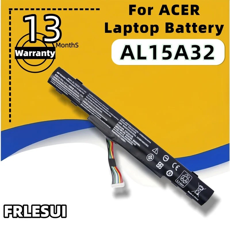 FRLESUI AL15A32 สําหรับแบตเตอรี่ Acer Aspire E5-553G E5-772G E5-573G E5-473G E5-573G-57IR E5-473G E5