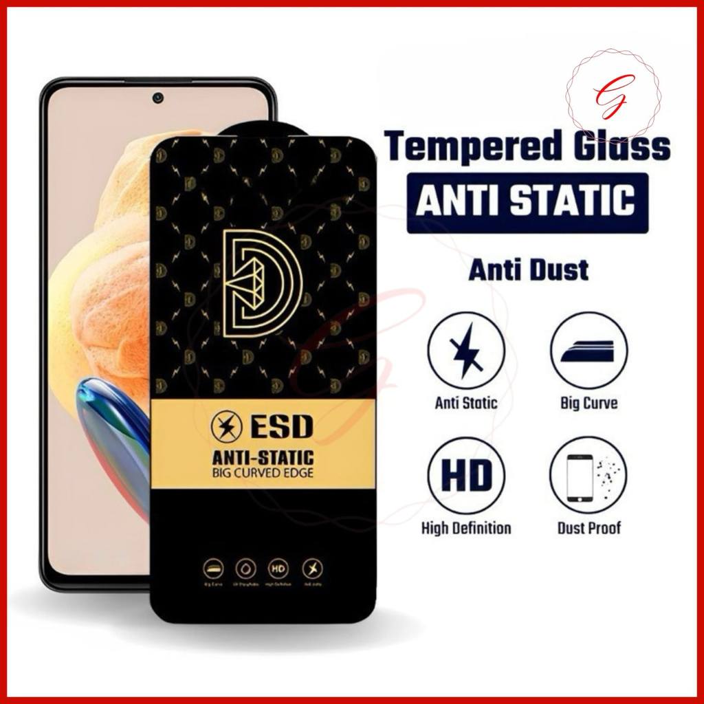 TEMPERED GLASS FULL ANTI STATIC VIVO V9 V9 PRO V11 V11i V11 PRO V15 V15 PRO -GMT