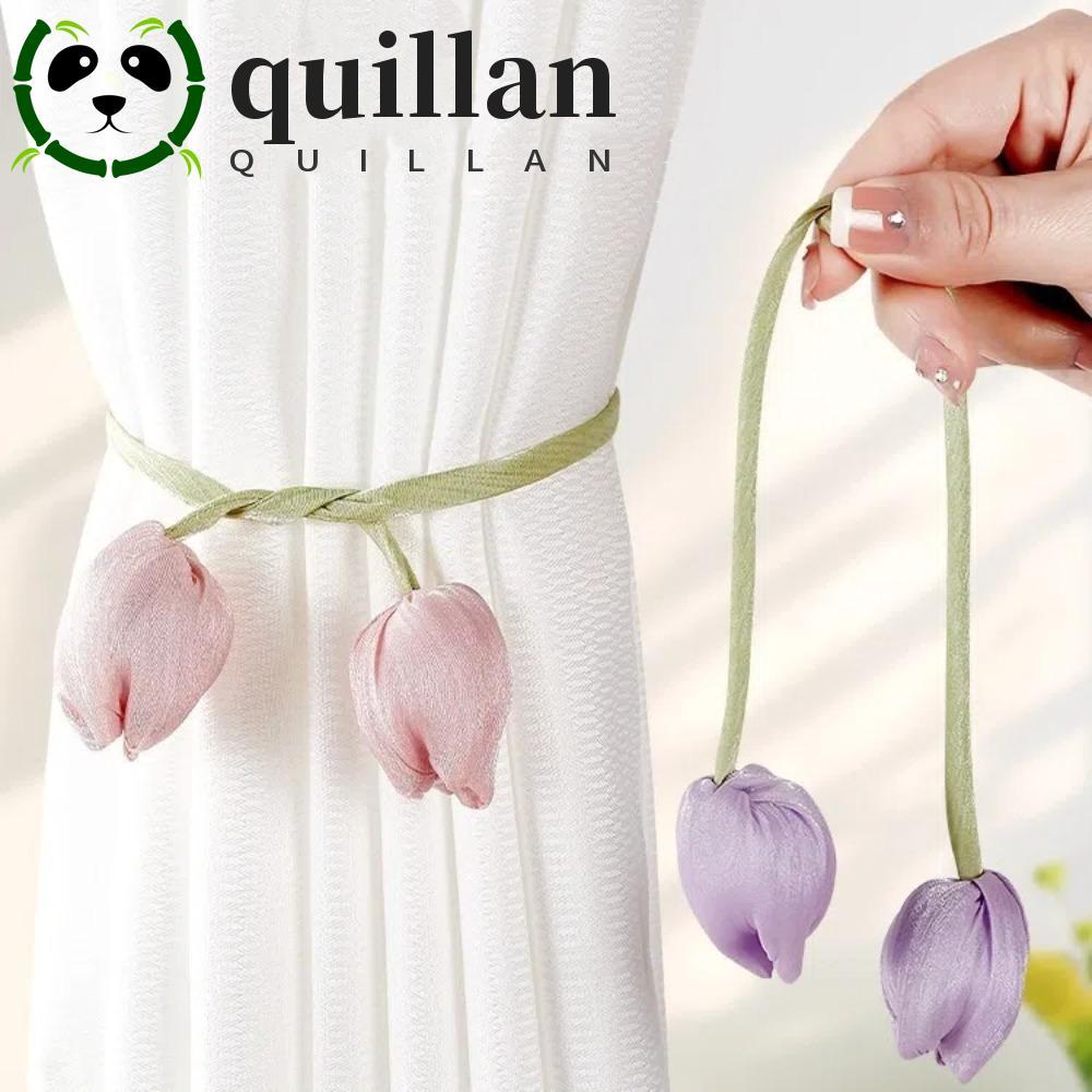 QUILLAN Tulip Curtain Straps, Fashion Elegant Curtain Tieback, Ornament Adjustable Beautifully Curta
