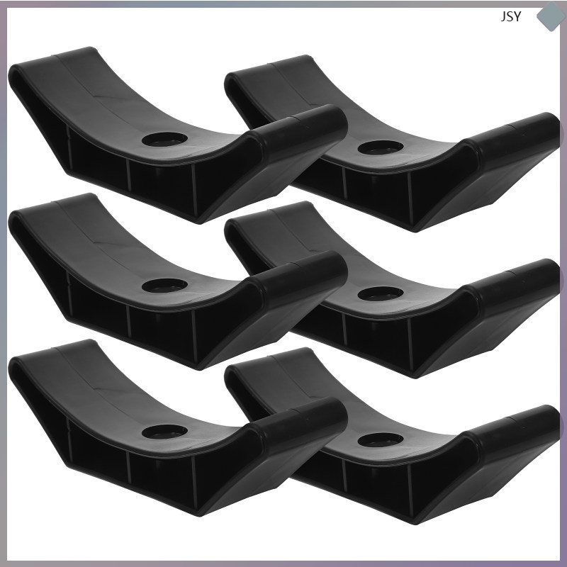 6 ชิ้น Dumbbell Stand Black PP Fitness Accessory junshaoyip