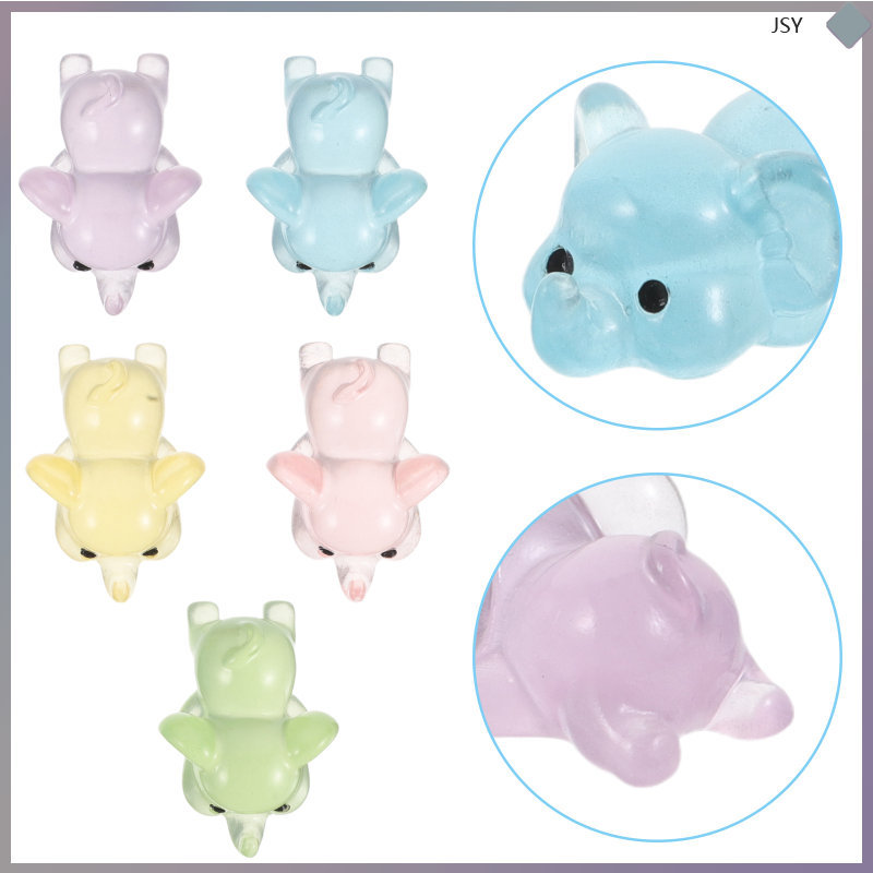 The Animals Glow in Dark Minature Figurine Garden Jewelry junshaoyip