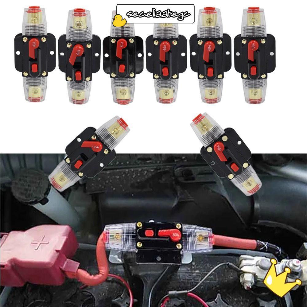 SECELPH Self Recovery Circuit Breaker, 150A 125A 100A 80A ประกันรีเซ็ต DC Resettable Circuit Breaker