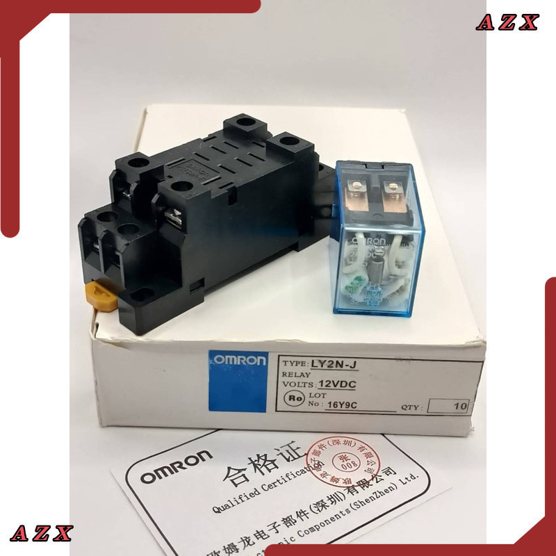 ส่งไว MY2NJ MY2N-J MY2N  MY2 รีเลย์ MY4  MY4NJ MY4N-J รุ่นลงท้ายj ตัวสีฟ้า  รีเลย์ 12v 24v 48v 110v 