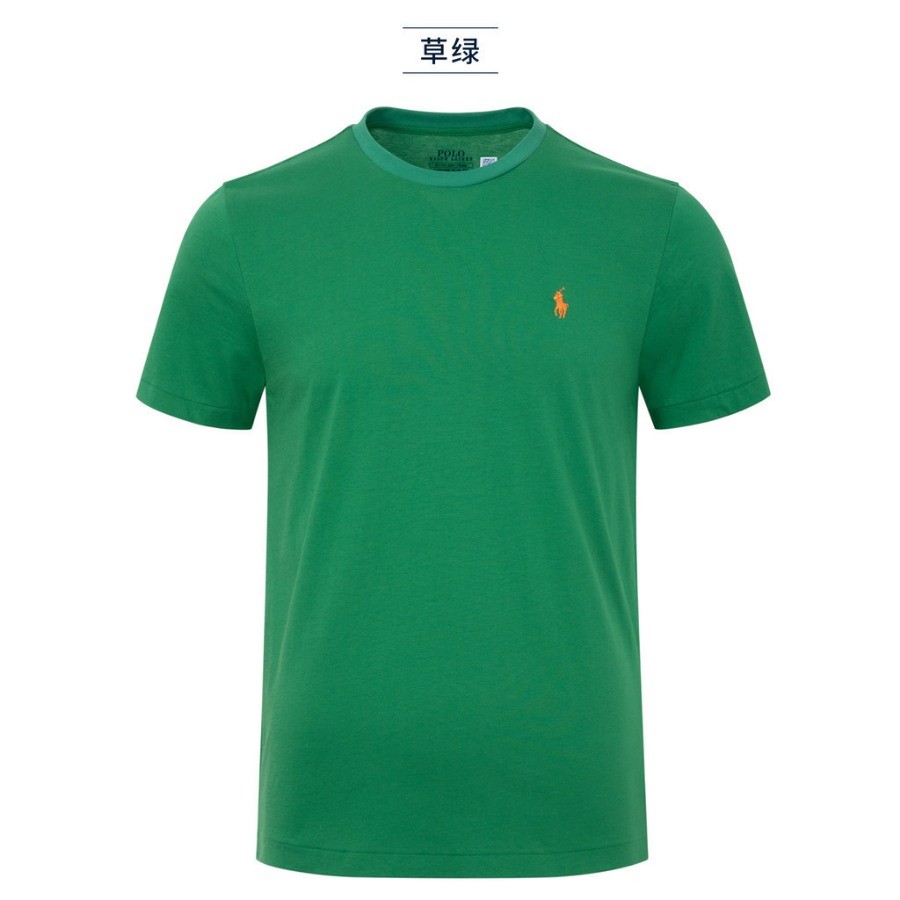 พร้อมสต็อก Simple Horse Figure Small Graphic Tee Basic Daily Men Crew Neck Short Sleeve ผ้าฝ้าย 100% เสื้อยืด Unisex XS-3XL 6814