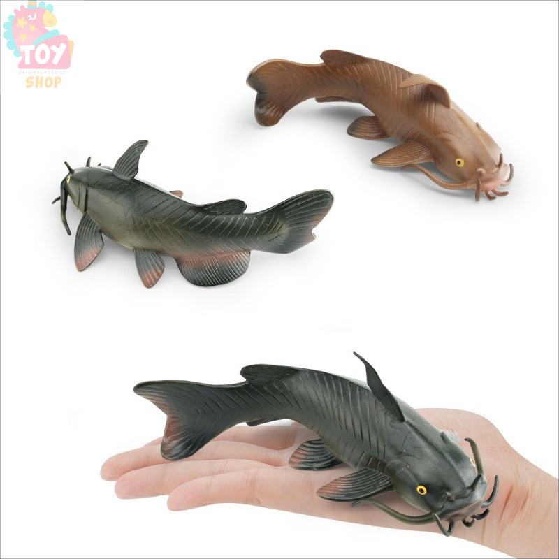 ของเล่นเด็กจําลอง Mullet รุ่นเด็กความรู้ความเข้าใจ Pond Milkfish Mullet ตุ๊กตาเครื่องประดับ