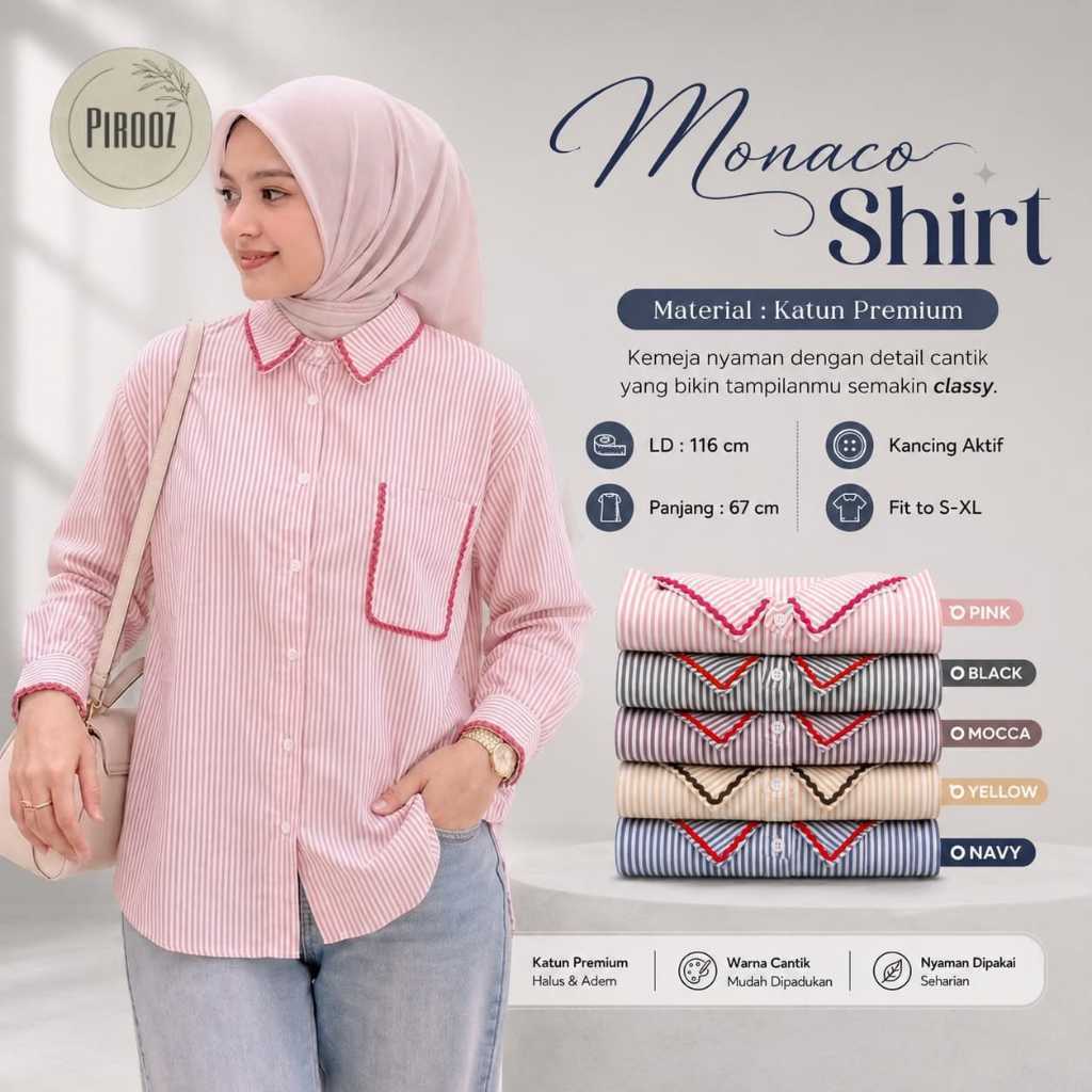 1508 MONACO SHIRT by PiRooZ