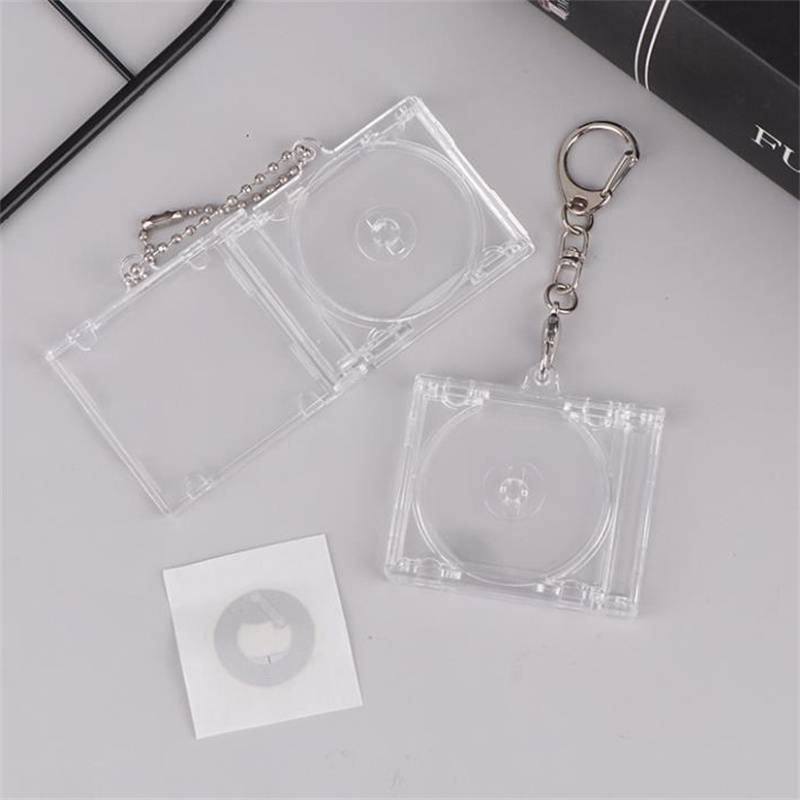 Mini NFC Functional CD Disc Case Key Chain Peripheralmemorative Album Key Holder สําหรับ DIY Bapa จี